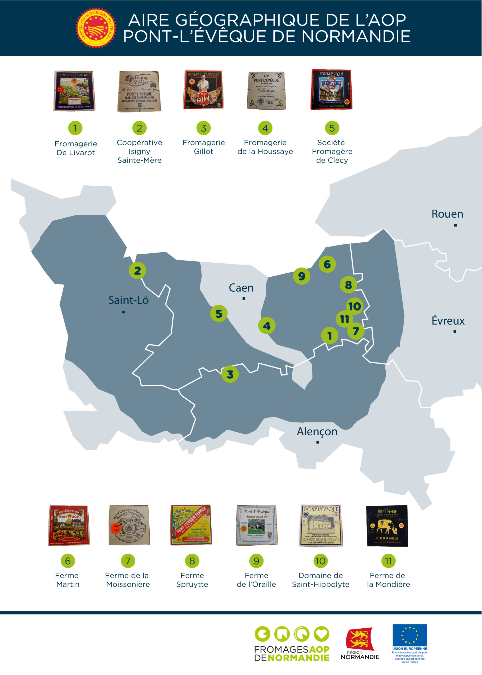 carte pont l'eveque aop